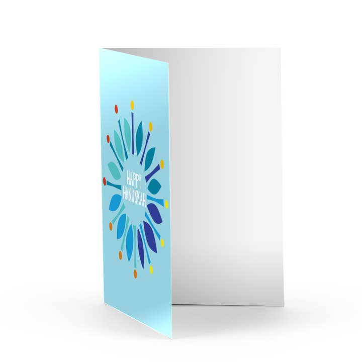 R. Nichols Stationery & Gifts - Venta al por mayor Tarjetas de Janucá - Tarjetas de Janucá en mosaico, caja de 101