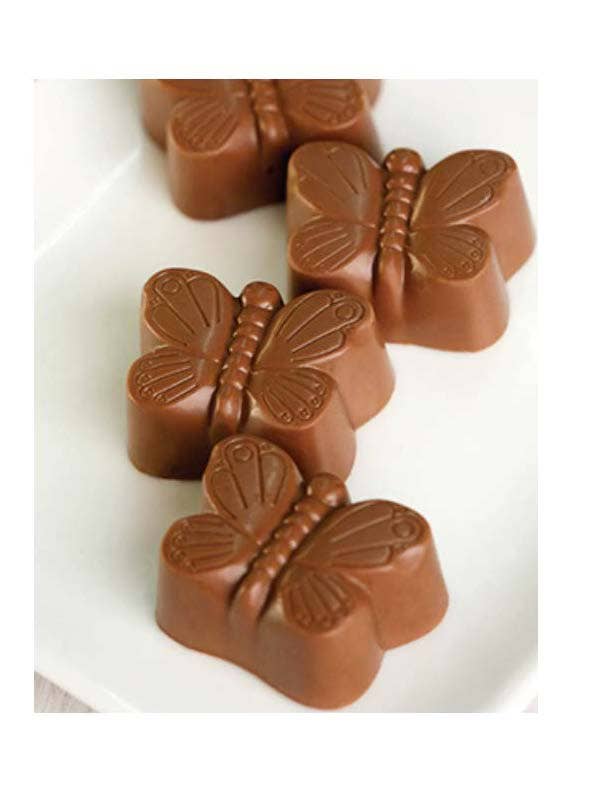 John Kelly Chocolates - Wholesale Chocolate Box - 4 Piece Milk Chocolate Butterflies2