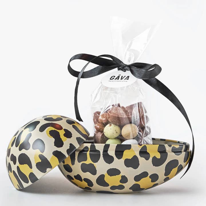 Gåva Gifting - Wholesale Decorative box - Jaguar refillable Tin Easter Egg 3