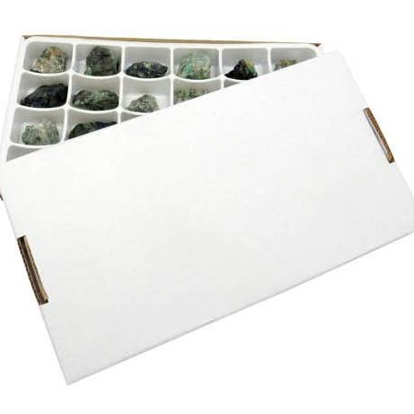 Rock Paradise - Wholesale Spiritual Stone/Crystal - Emerald Rough Stone Crystals By Box 24 Pieces3
