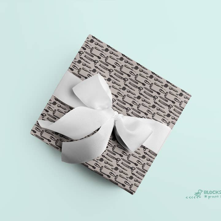 Block21Prints - Wholesale Flat Wrap - Art Tools Wrapping Paper – Single Sheet for Creatives1