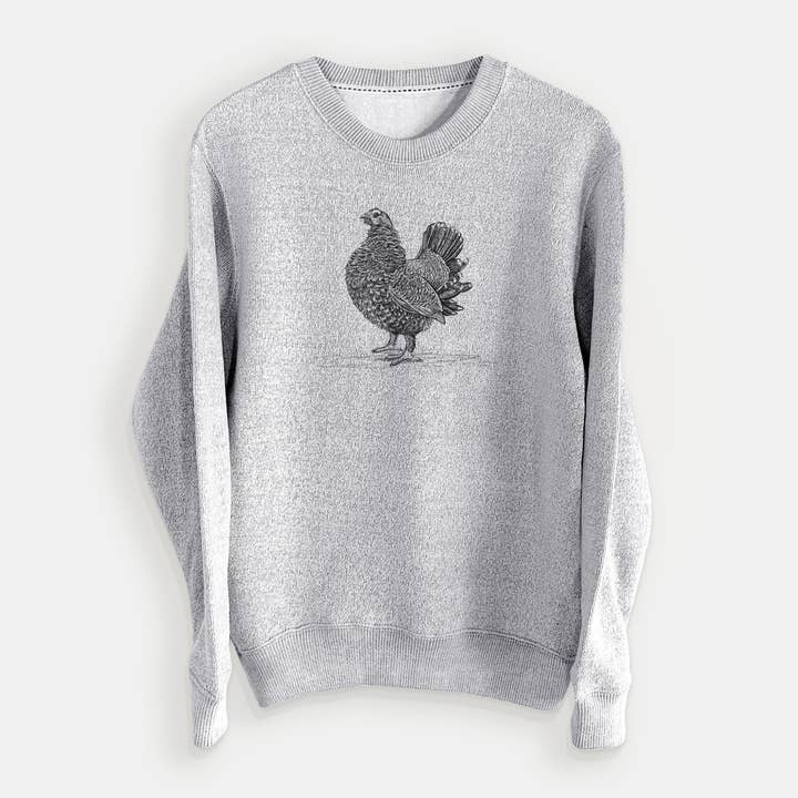Male Spruce Grouse - Canachites canadensis - Knit Sweatshirt for wholesale by Because Tees