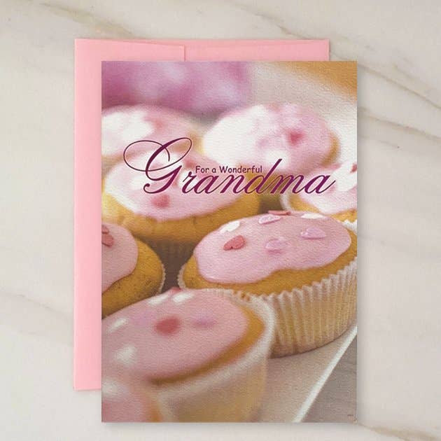 Wonderful Grandma - Grandma Birthday Greeting Card for wholesale by Wholesalegreetingcards.co