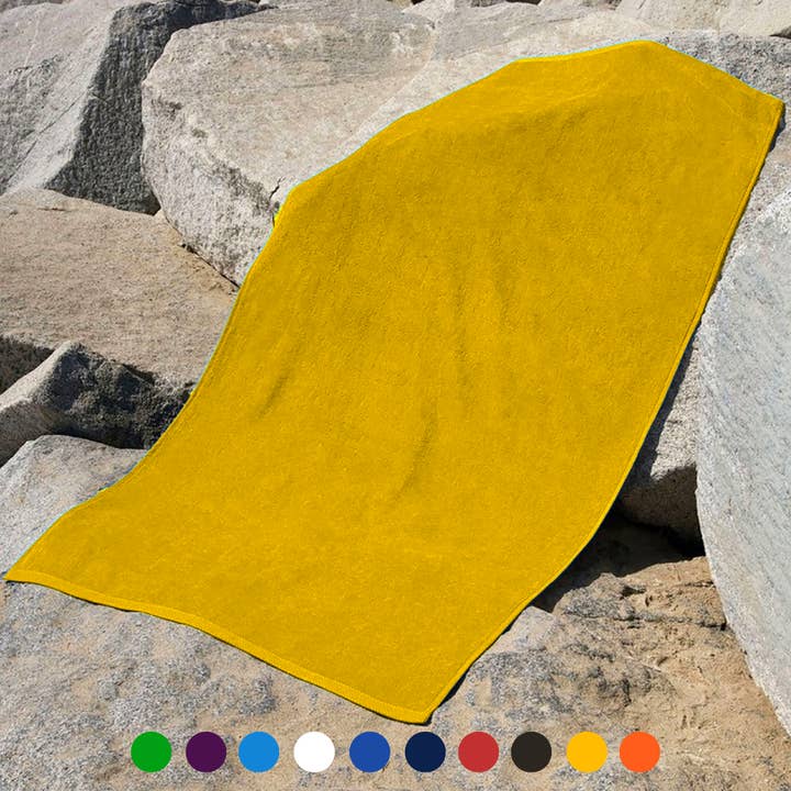 Pro Towels – wholesale Beach towel – Jewel Collection Beach Towel: 100% Cotton Velour (0.83lb)2