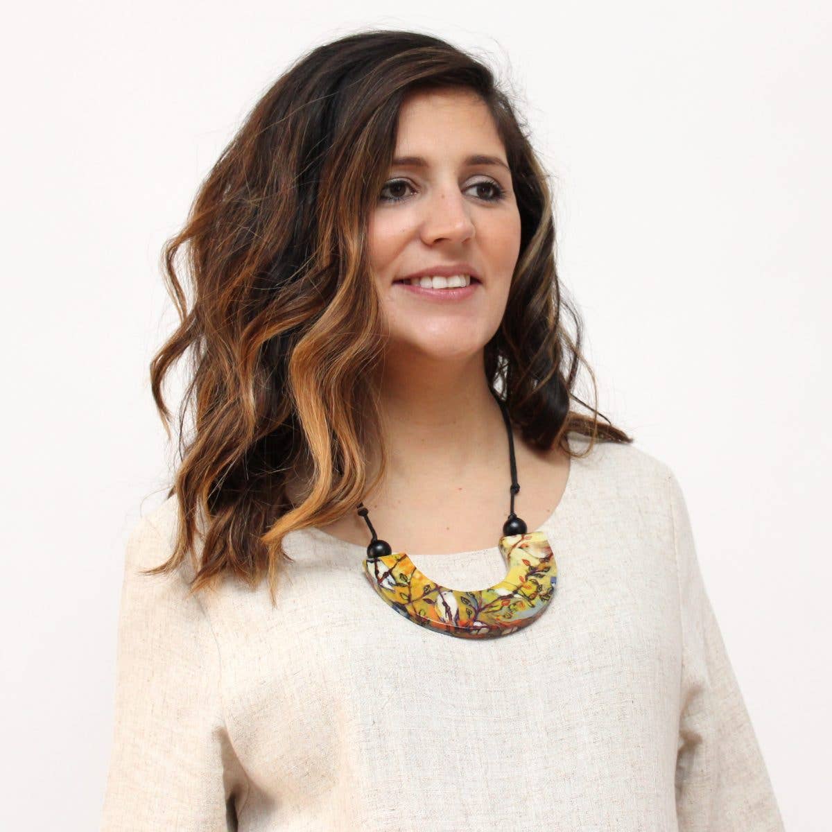 Sylca Designs - Wholesale Pendant/Charm Necklace - Crescent Jolene Necklace1