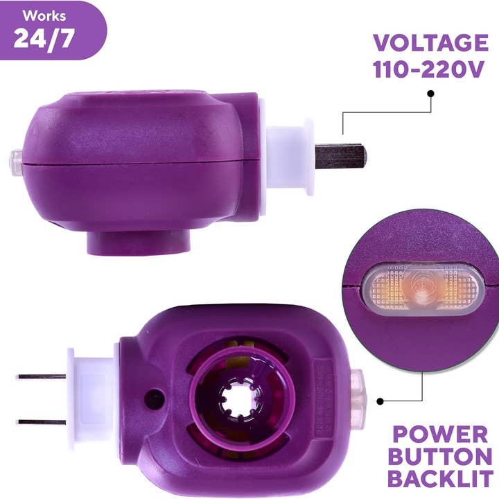 Purple Beloved Pets Cat Calming Diffuser & Pet Anti Anxiety Products - Feline Calm Pheromones Plug in & Cats Stress Relief Comfort Helps with Pee, New Zone, Aggression for wholesale on Faire6