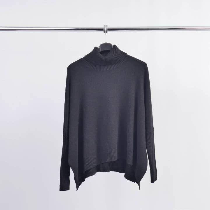 Cecile Wang - Wholesale Knit Sweater - Women's - DSY9238 oversized turtleneck sweater