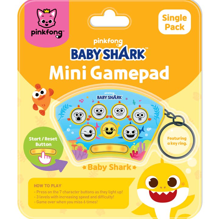 Pinkfong Baby Shark Mini Gamepad (Single Pack) and other Purchase Wholesale gamepad. Free Returns & Net 60 Terms on Faire trending on Faire.