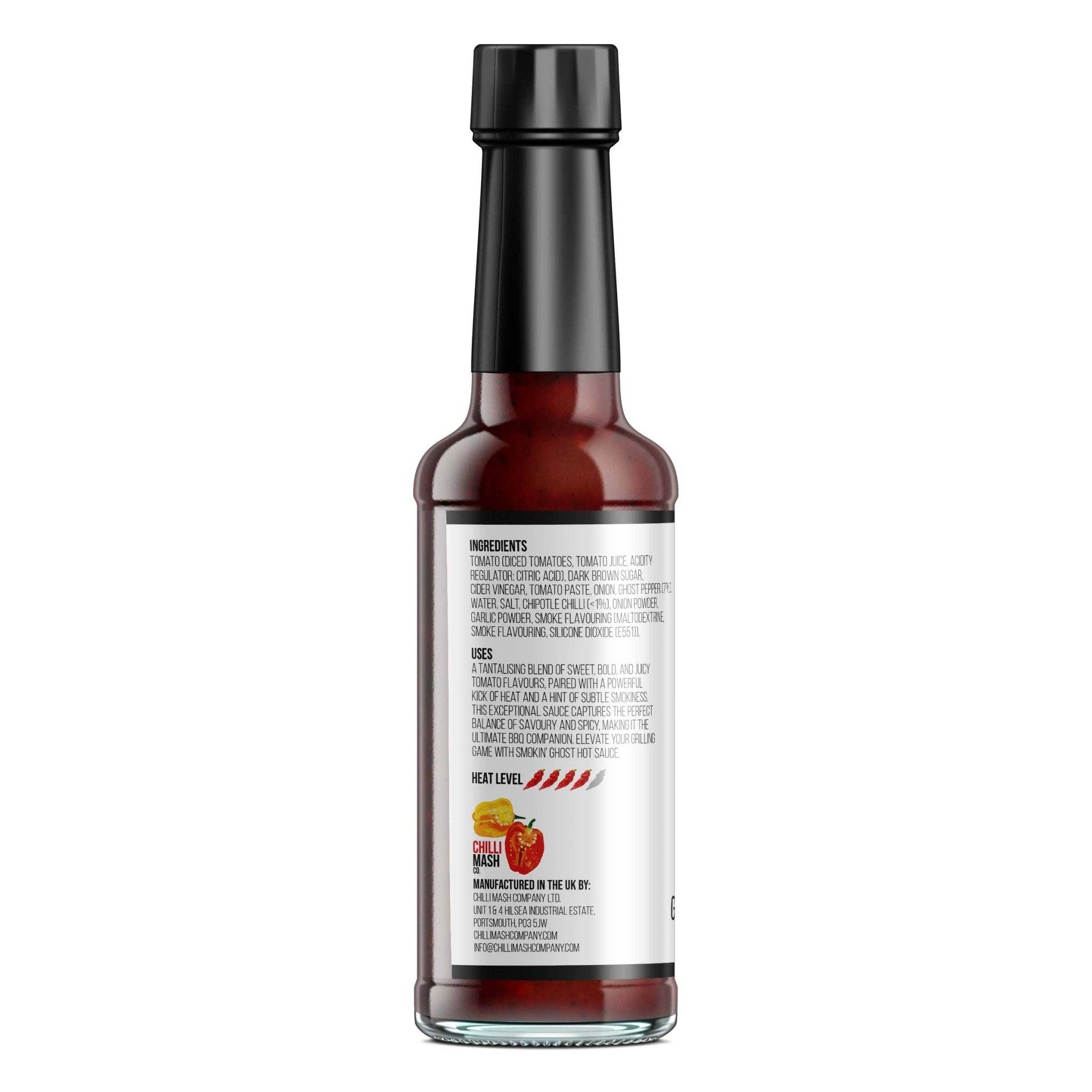 Chilli Mash Company - Wholesale Hot Sauce - Smokin' Ghost Hot Sauce | Chilli Mash Co. | 150ml2