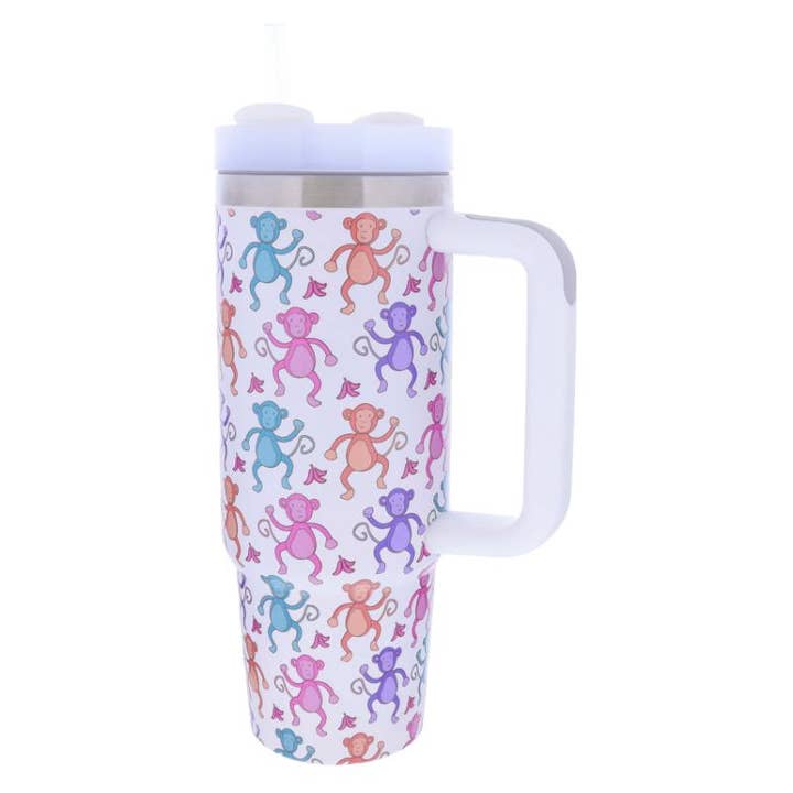 BaNaNa's 30 Oz. Tumbler With Straw and Handle for wholesale by Jane Marie
