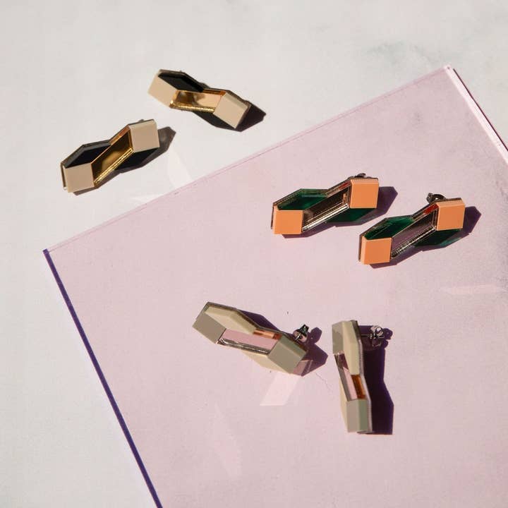 NUEVOS Pendientes en Forma de Cubo para venta al por mayor de Pamela Coromoto