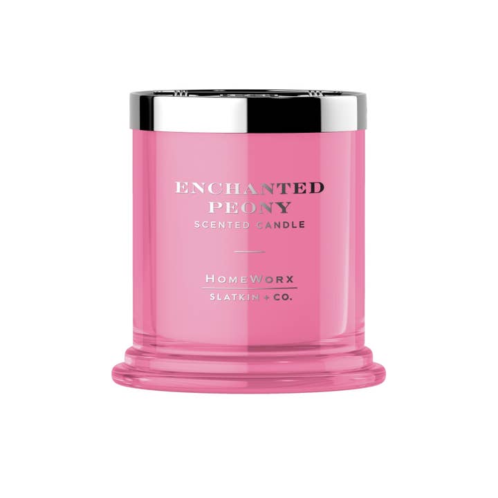 Verzauberte Pfingstrose 1-Docht-Kerze für den Großhandel von HomeWorx by Slatkin + Co.