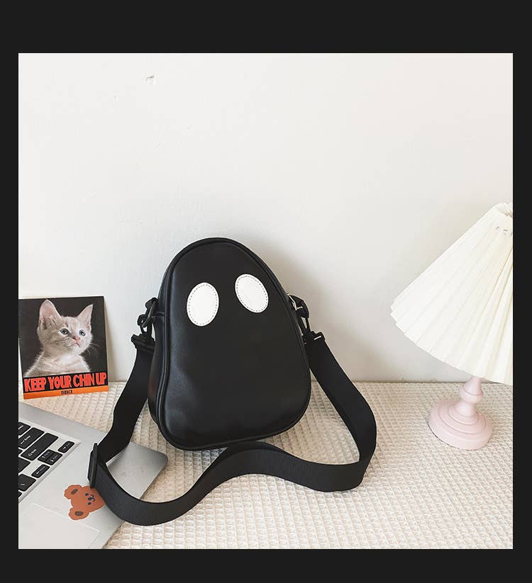 Comely Fashion - Wholesale Crossbody Bag - Women's - PU Leather Halloween Ghost Cute Crossbody Bay1