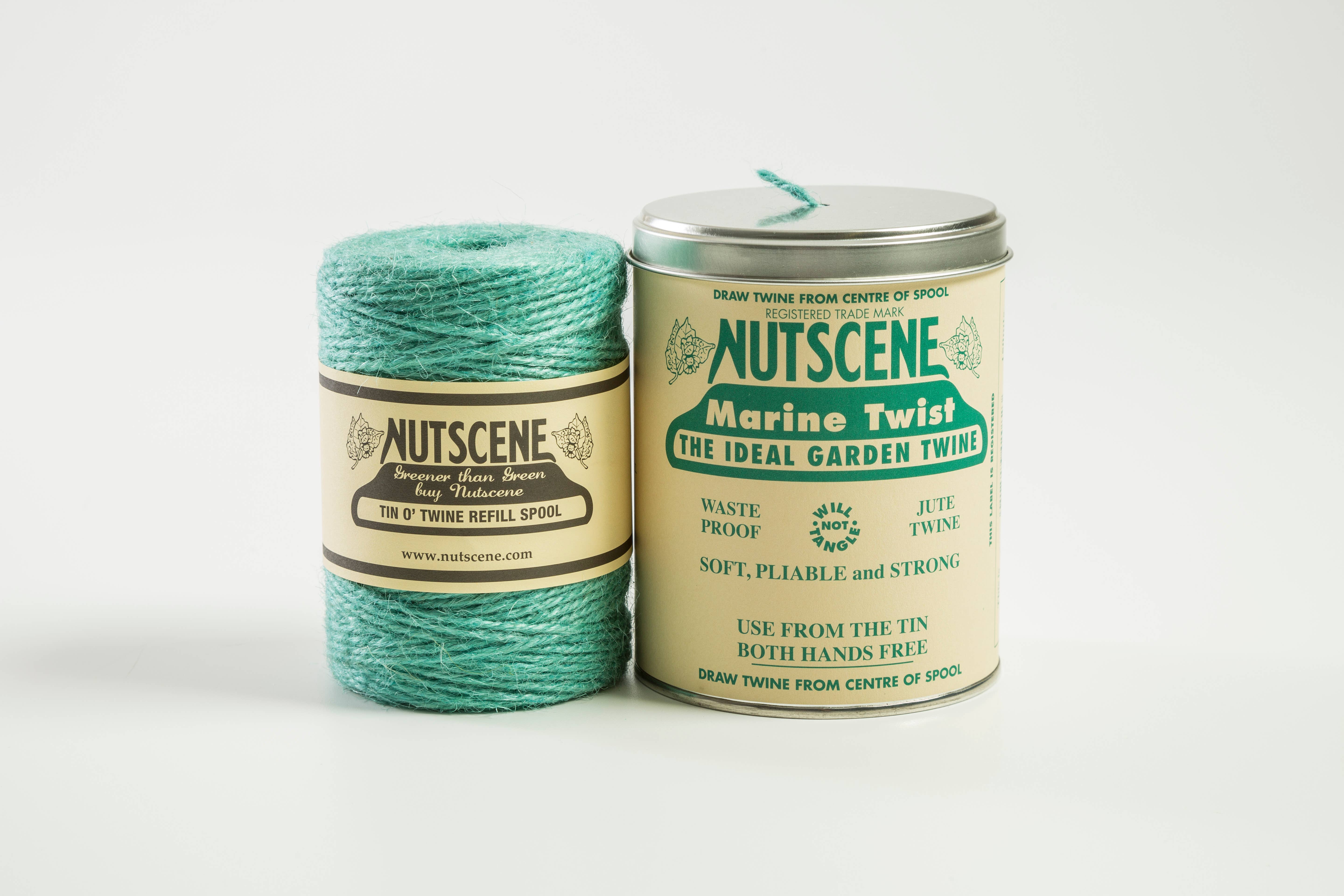 Nutscene Twines Ltd - Wholesale Touw - Iconische tin met Nutscene juten touw (150 m)7