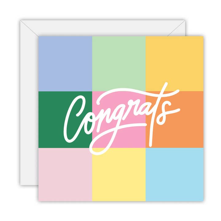 Colour Congrats for wholesale by To The Moon and Back Prints