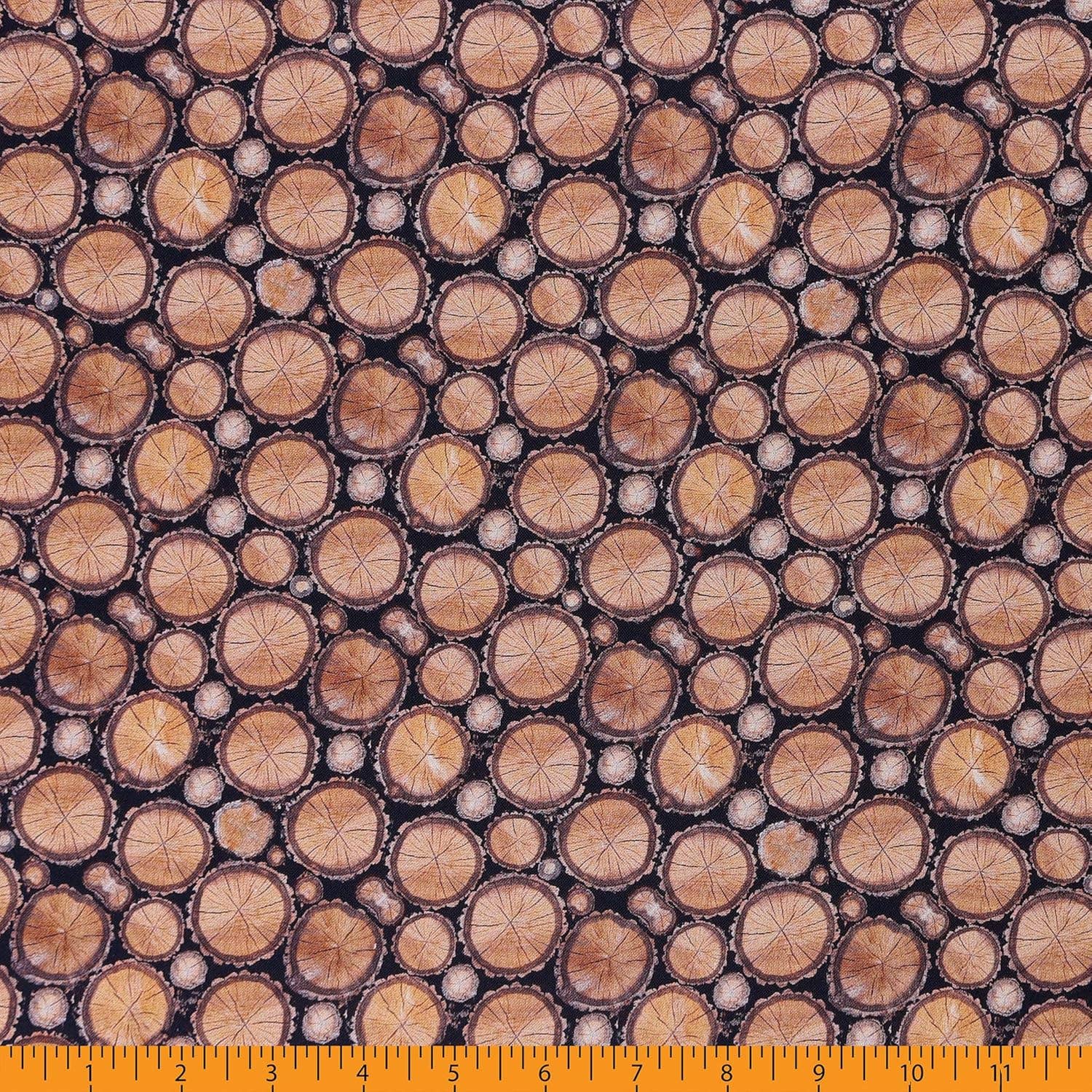 Mook Fabrics - Wholesale Fabric - Cotton 100% 45" Natural Texture Fabric by the Yard - Wood1