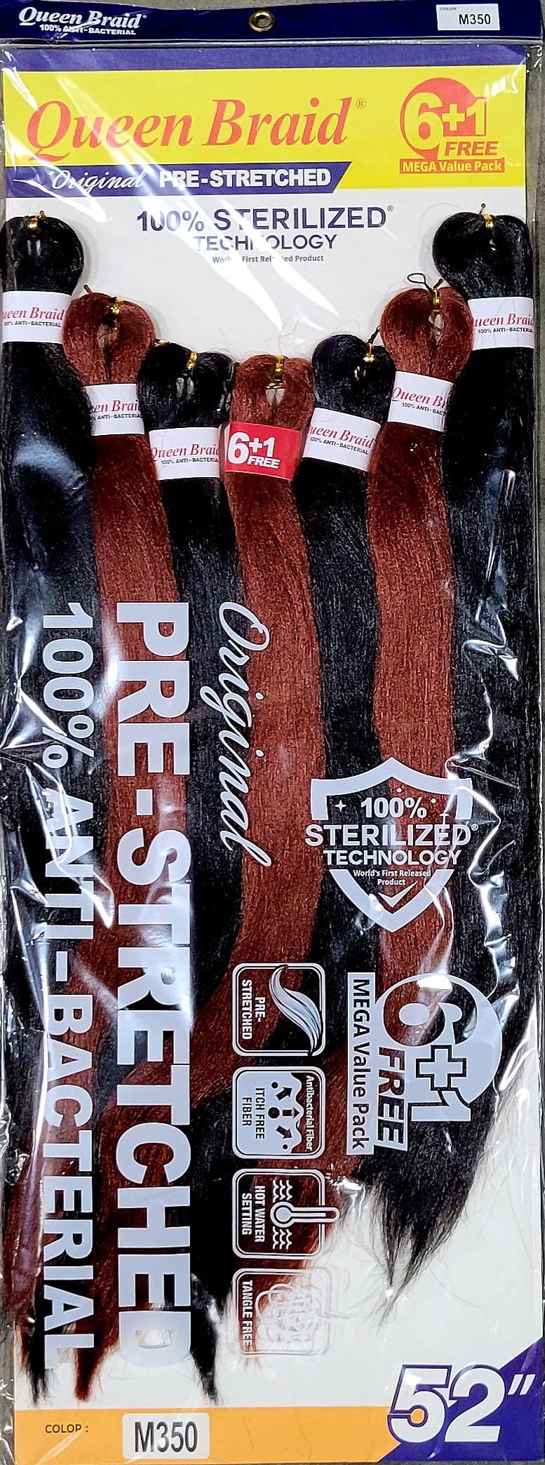 AEsthetic - Wholesale Hair Extensions - QUEEN BRAID 6 + 1 Mega Pack6