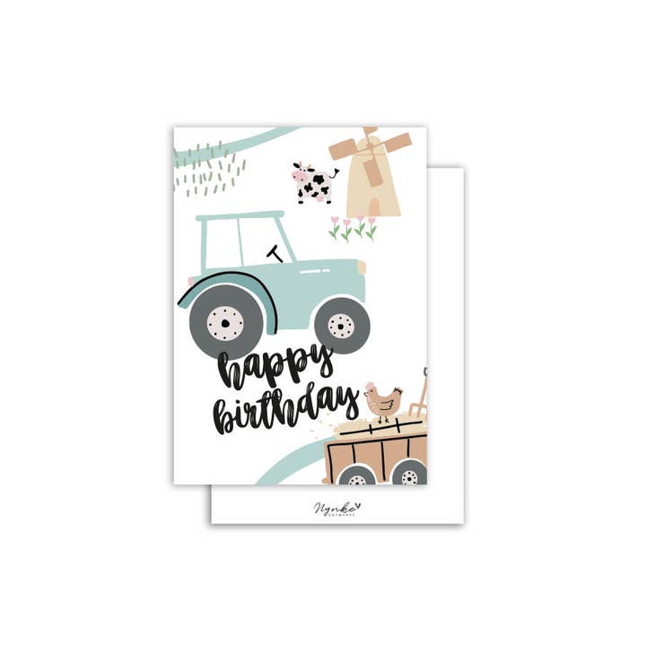 NynkeOntwerpt - Wholesale Everyday Greeting Card - Map | Trekker2