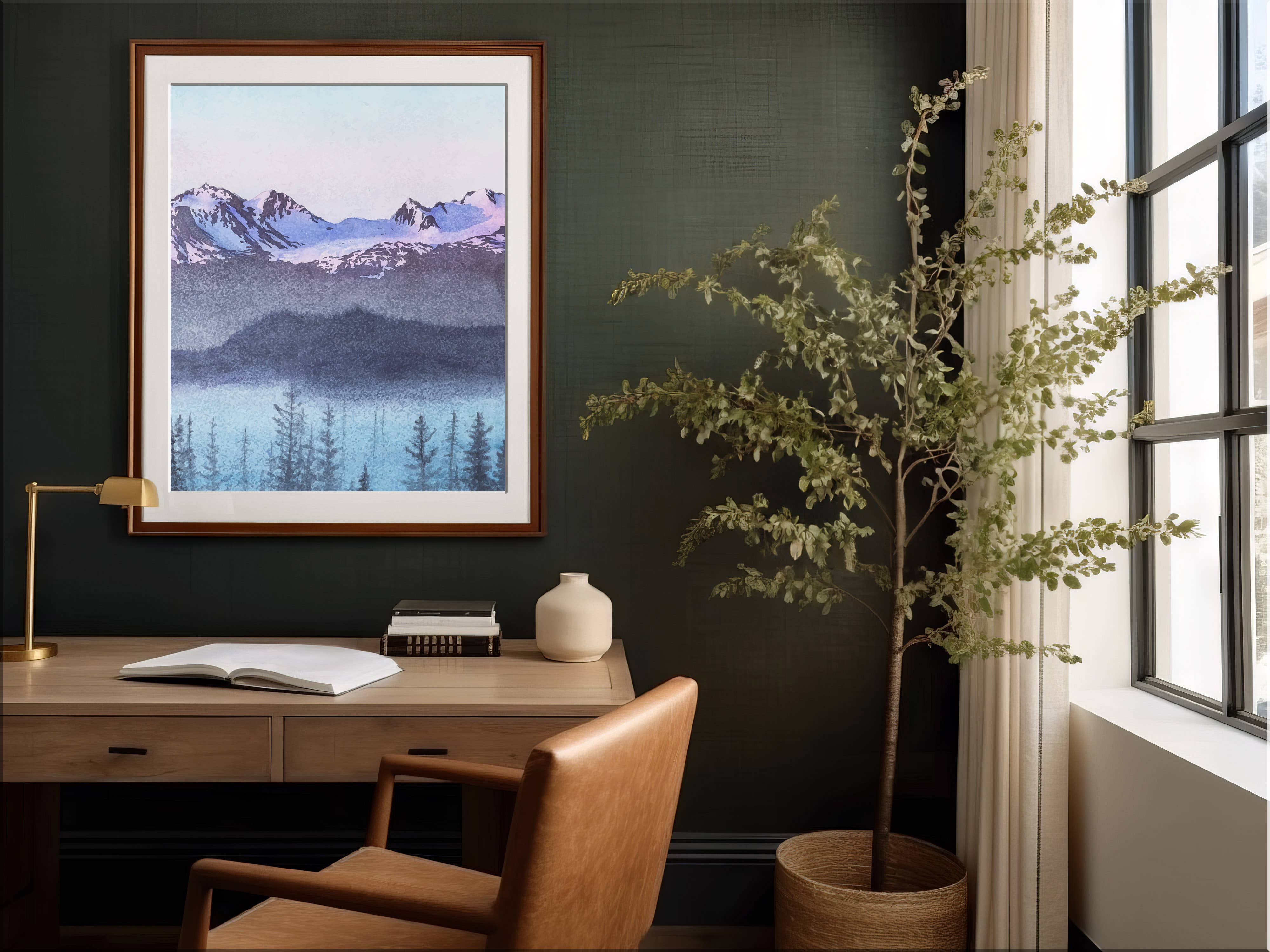 Robin Farmer Art - Wholesale Art Print - Dixon Glacier Fine Art Print1