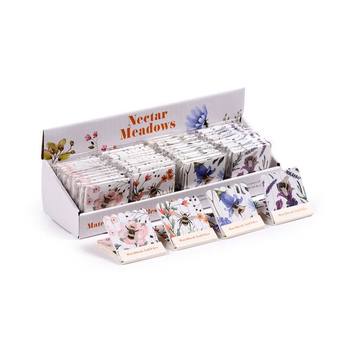 Puckator Ltd - Wholesale Nail File - Nectar Meadows Matchbook Nail File