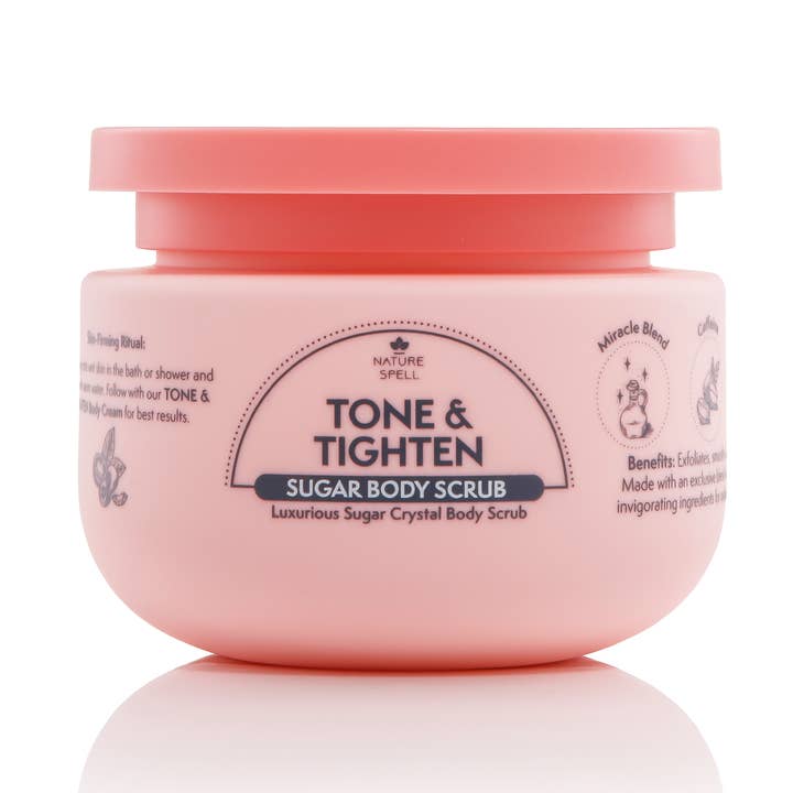 Nature Spell Tone & Tighten Sugar Crystal Body Scrub for wholesale by Nature Spell