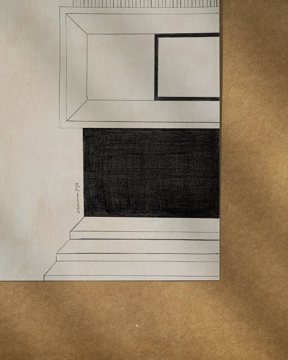 Noama – wholesale Art print – Modernist Pencil Study Art Print2