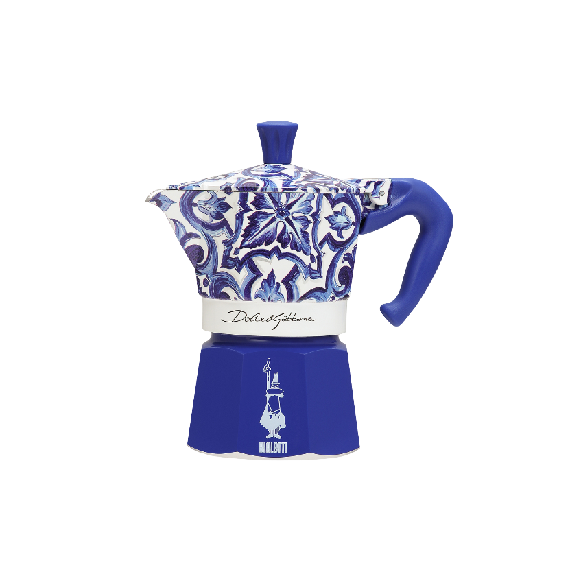 Bialetti X Dolce&Gabbana Blue Mediterranean Moka Express for wholesale on Faire1