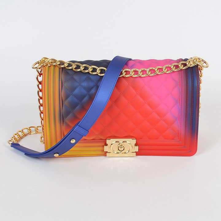 3AM BY H&D ACCESSORIES - Wholesale Crossbody Bag - Women's - Pvc Square Crossbody Clutch
