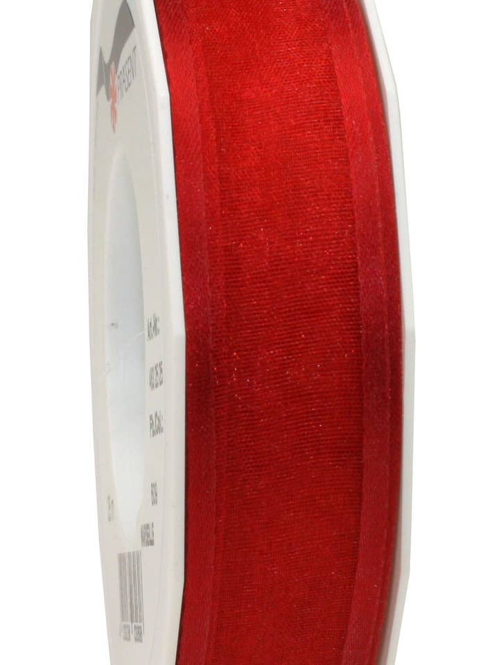 Organza Marsella 25 m Rollo 25 mm Rojo para venta al por mayor de C.E. PATTBERG GmbH & Co. KG