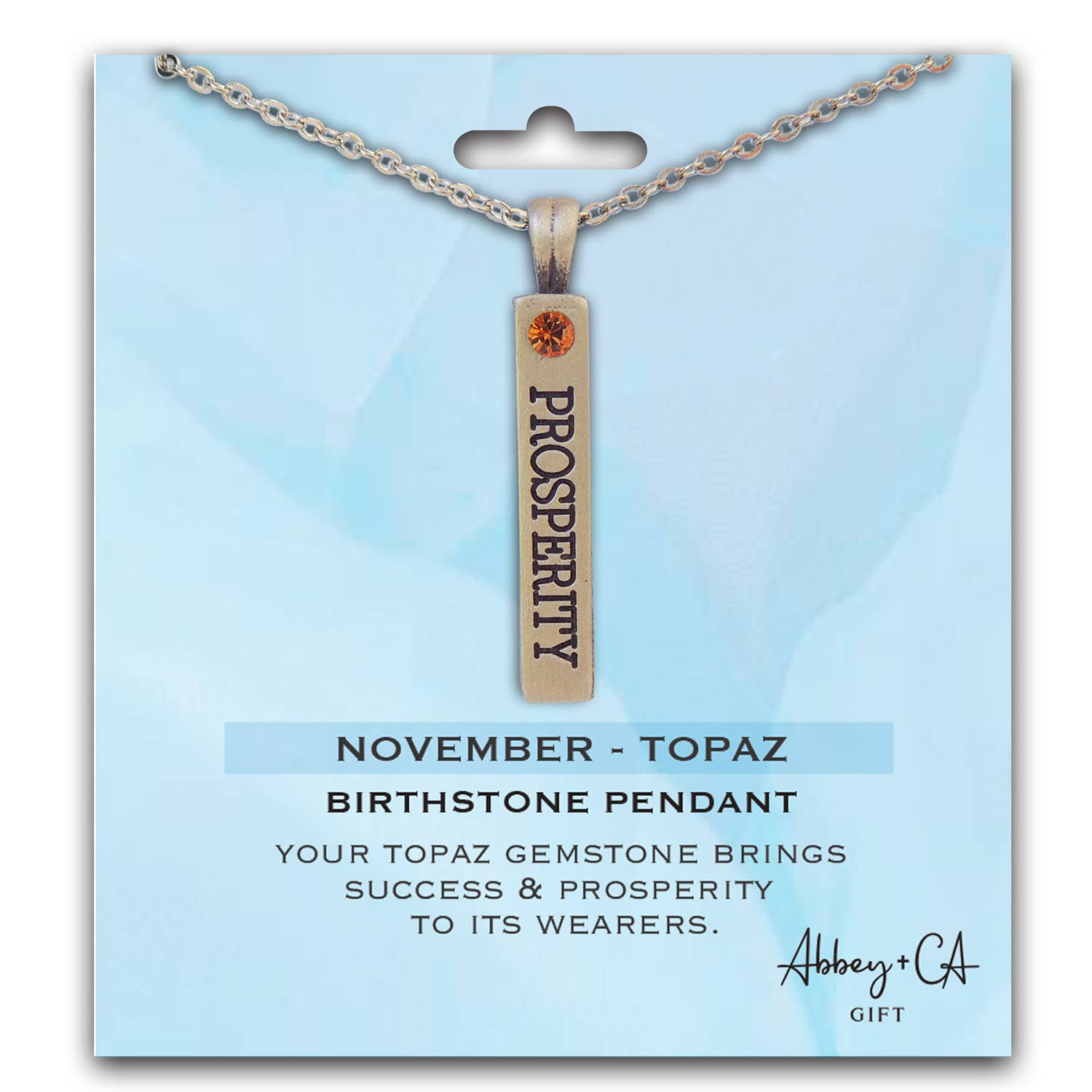 Abbey + CA Gift - Wholesale Pendant/Charm Necklace - Birthstone Pendant Necklace10