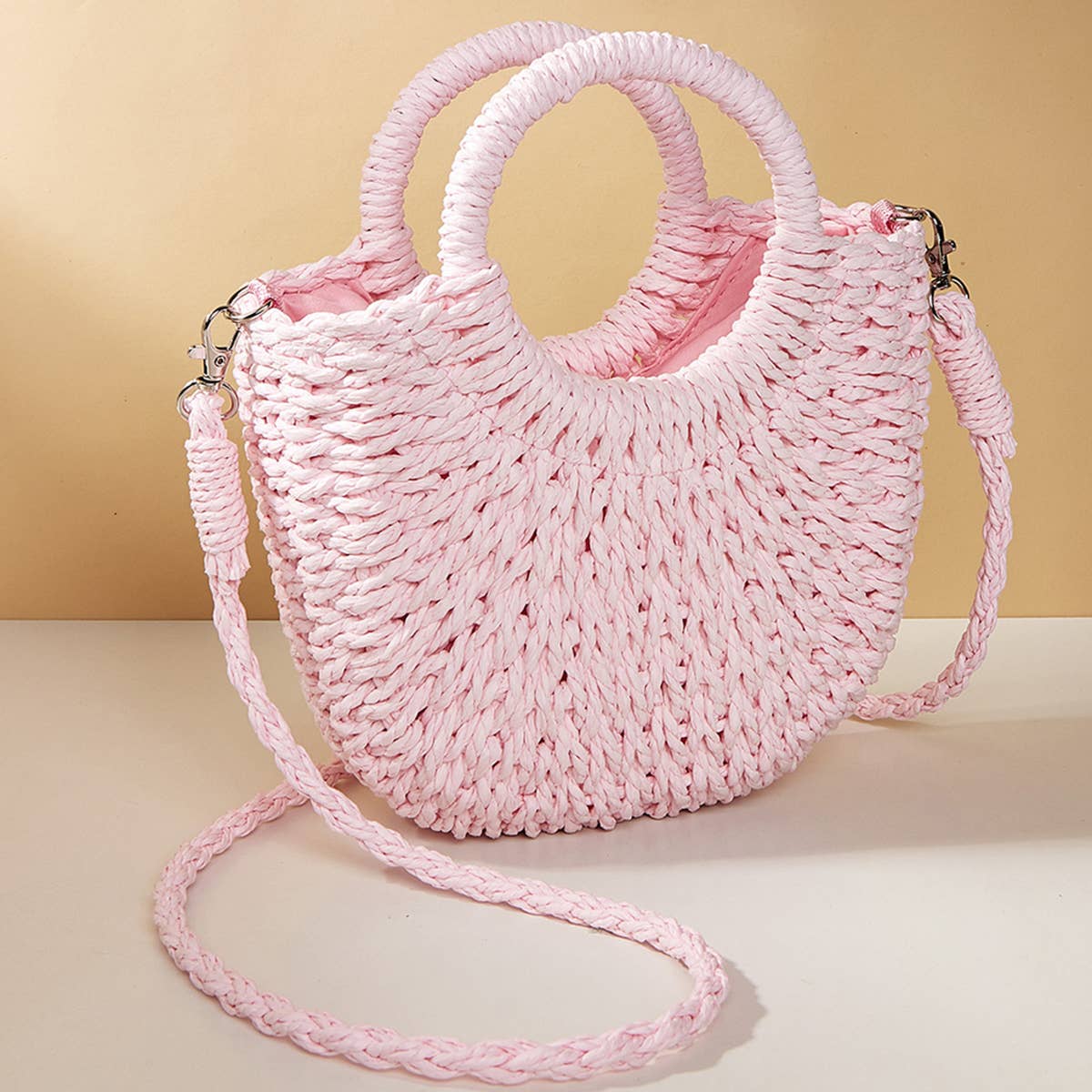 ACCITY - Wholesale Beach Bag - Small Crossbody Bag, Straw Bags For Women_CWAB08044