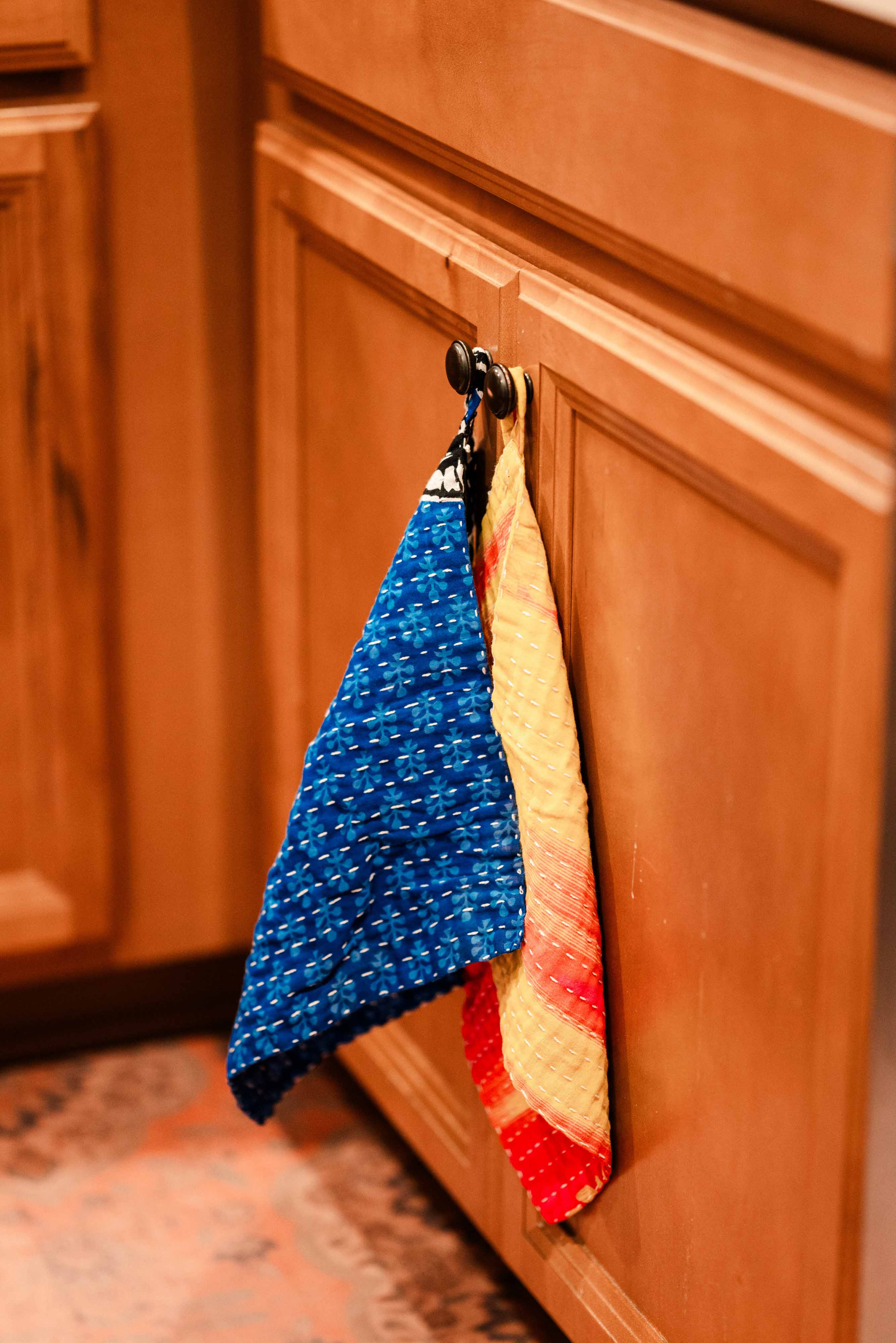 Asha Project - Wholesale Theedoek/vaatdoek - Kantha vaatdoek van gerecyclede sari stof7