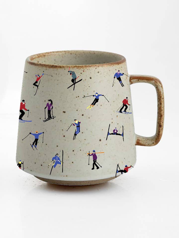 Ski Adventure Mug: Embrace the Slopes for wholesale by Artsy Em