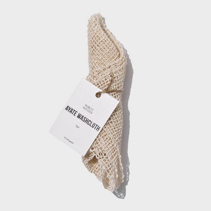 Public Goods - Wholesale Wash Cloth - Exfoliating Ayate Washcloth