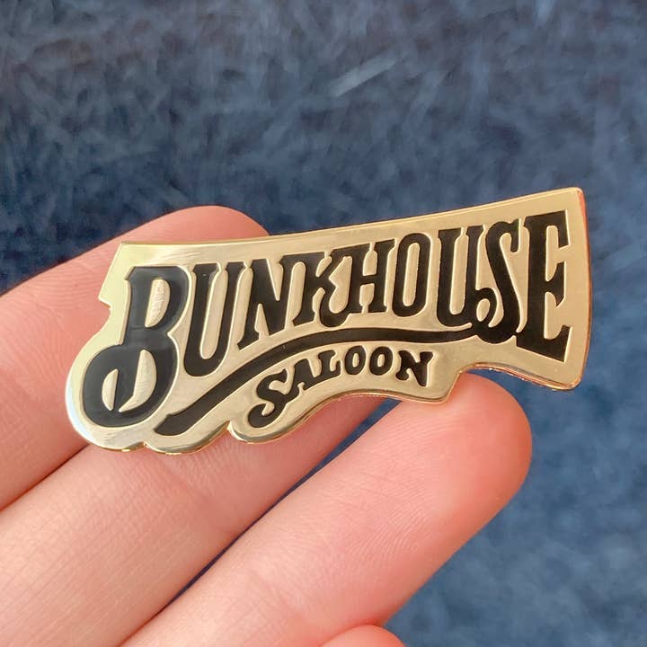 Bunkhouse Pin for wholesale by Battle Born Brand