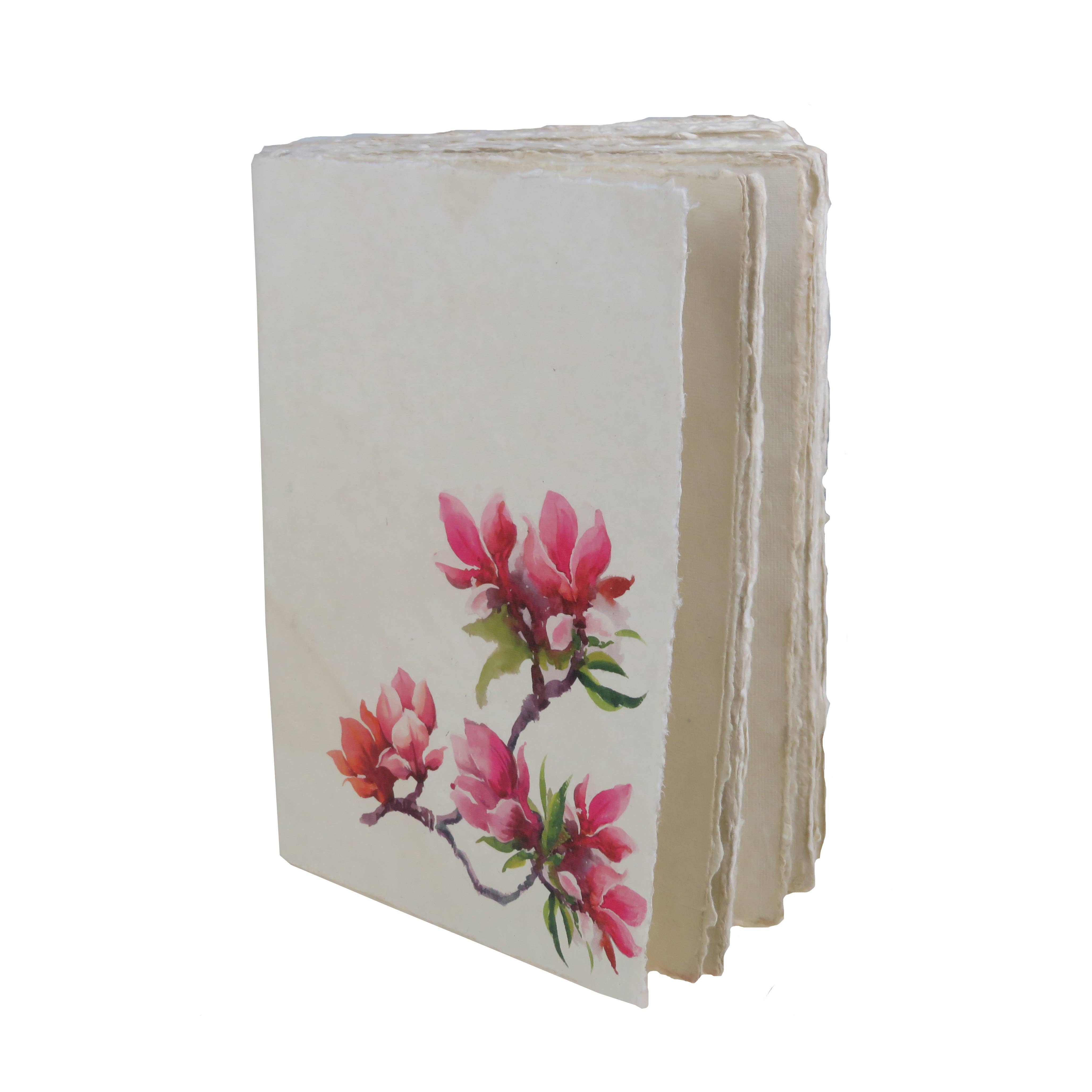 Supplement D'AM - Wholesale Notebook - Parchment paper notebook with flower pattern1