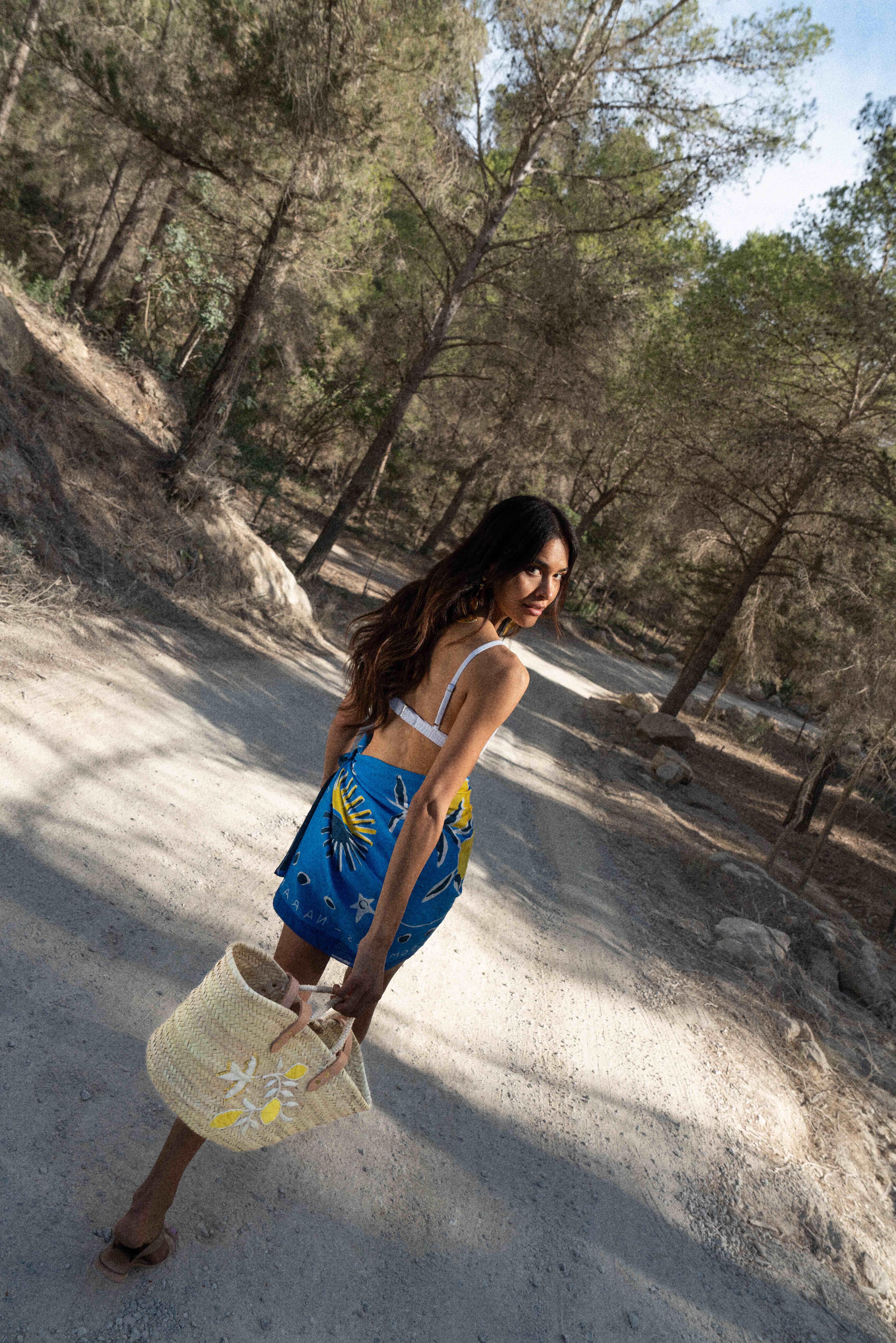 Maradji - Wholesale Beach Bag - BASKET LEMON JAUNE2