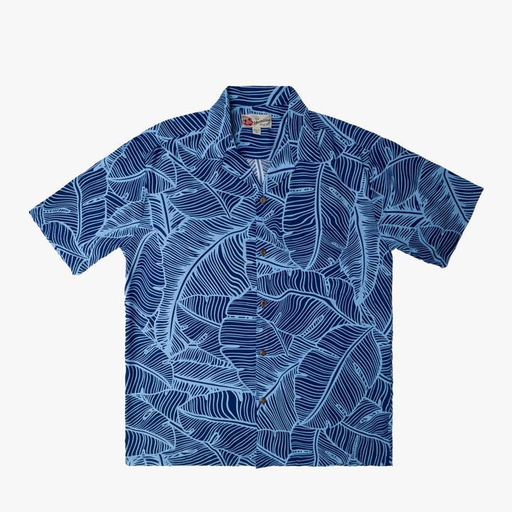 Hilo Hattie - Wholesale Button Down Shirt - Men's - Banana Leaf Aloha Shirt