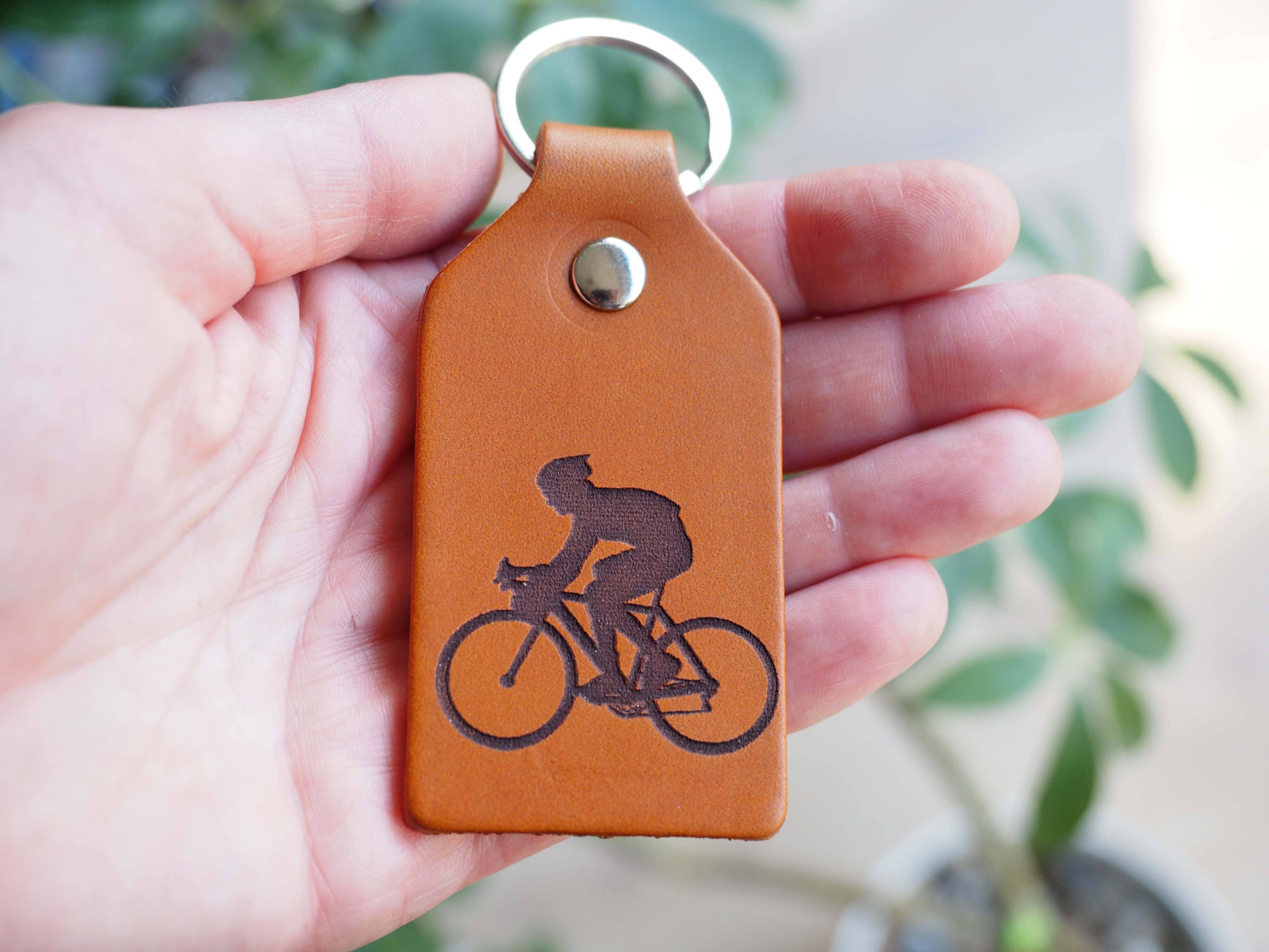 Stabo – wholesale Keychain – Unisex – cyclists  leather handmade key chain2