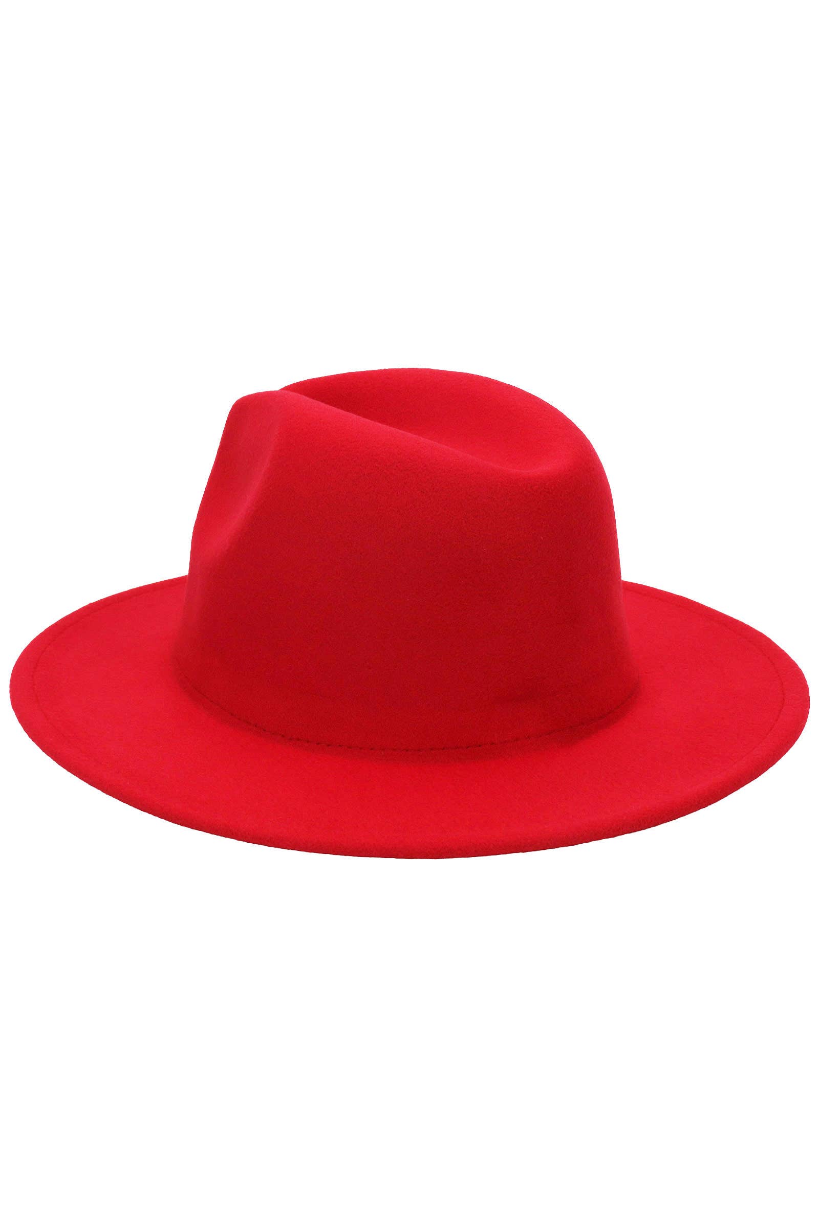 Cap Zone - Wholesale Fedora – Women’s - Solid Plain Standard Brim Felt Rancher Hat9