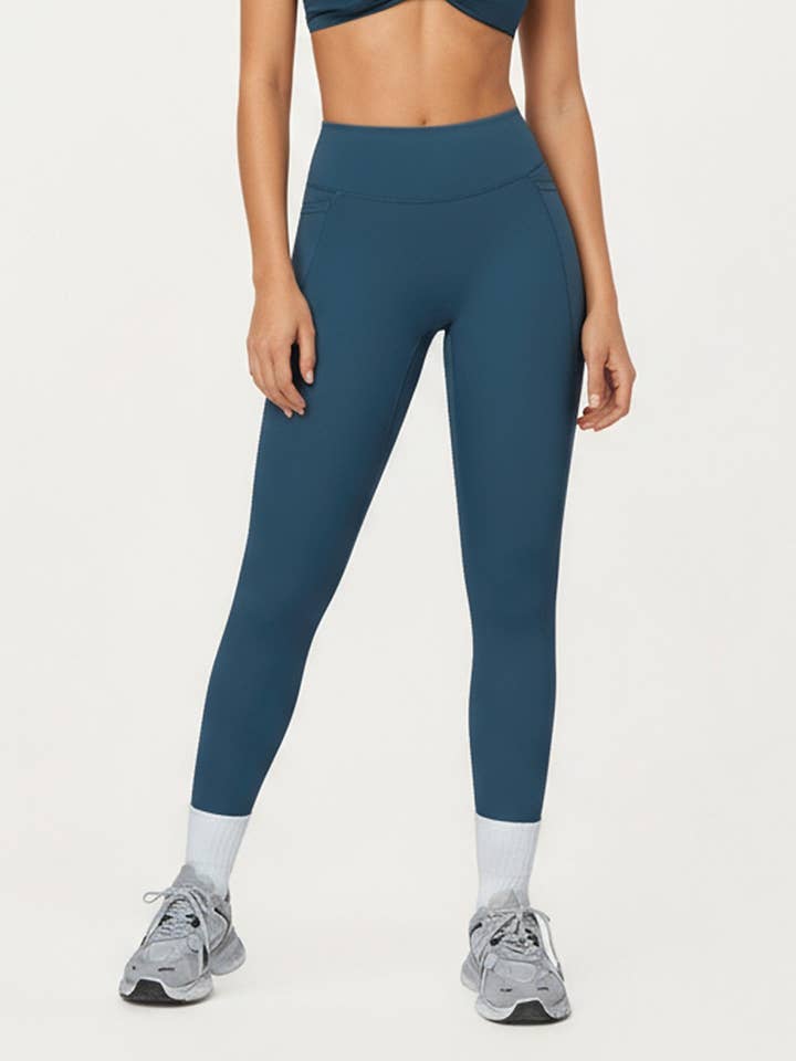 High Waist Full Length Leggings with Side Pockets and Smooth Compression Fit and other Purchase Wholesale compression leggings. Free Returns & Net 60 Terms on Faire trending on Faire.