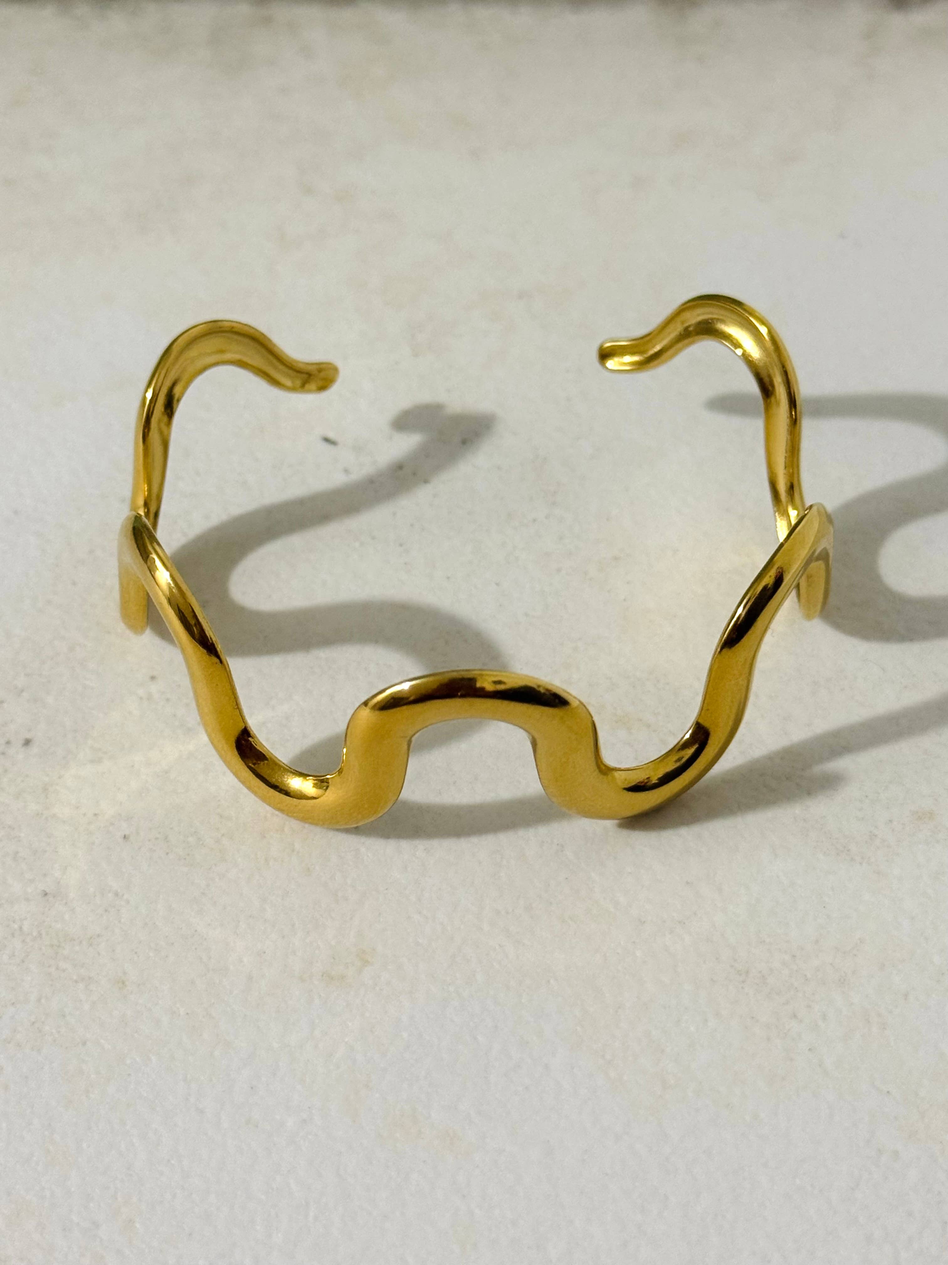 Cassette Barcelona - Wholesale Cuff Bracelet - Curl Stainless Steel Bangle Bracelet