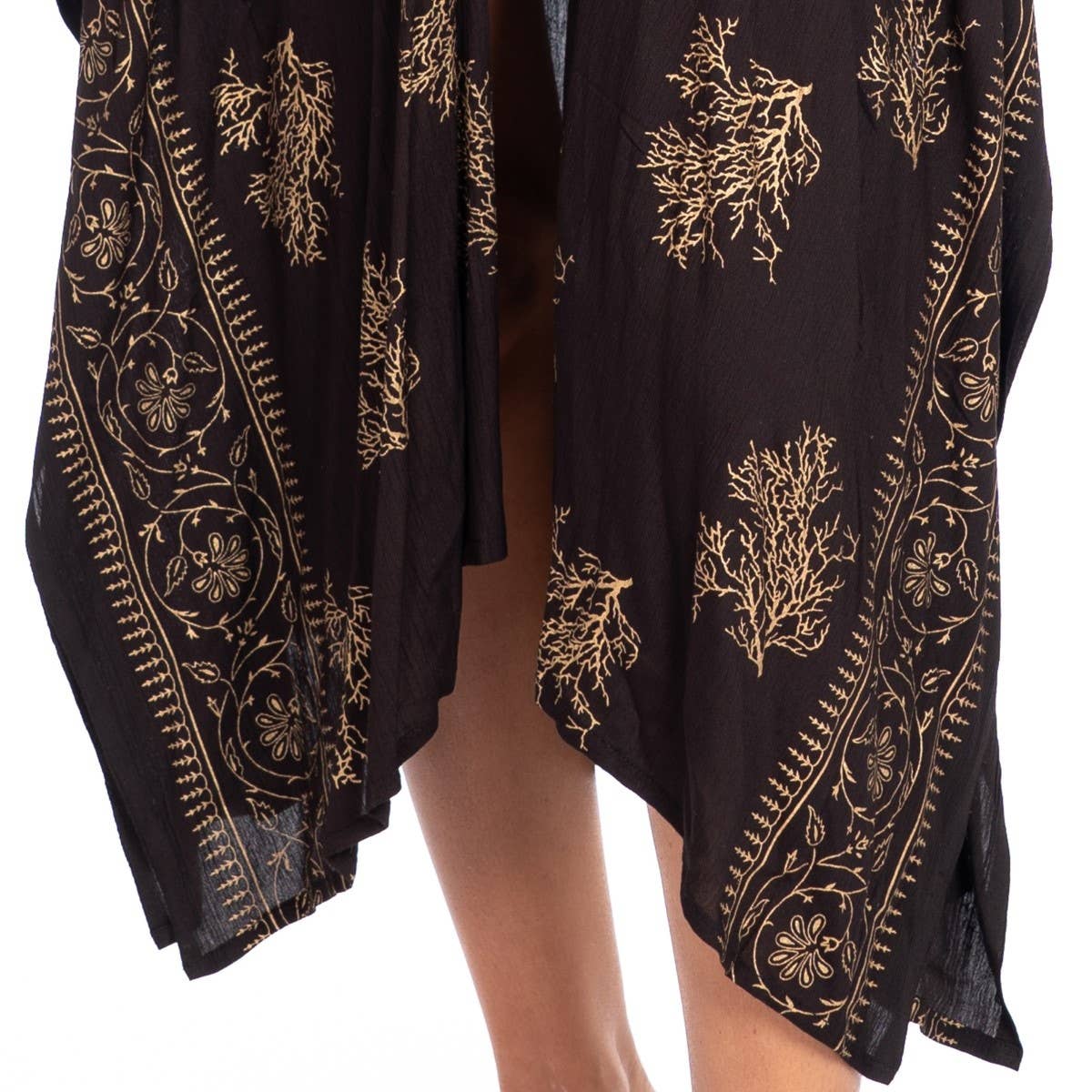 Black Isla Bonita By SIGRIS Kimono Bali 35498 for wholesale on Faire2