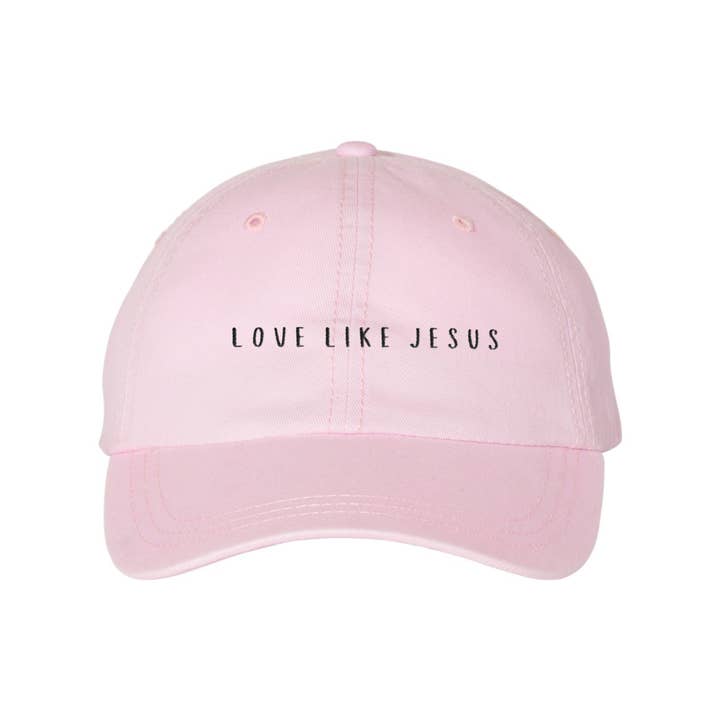 Scripted Pearl - Wholesale Baseball Cap - Women's - Love Like Jesus Embroidered Baseball Cap, Christian Ball Hat4
