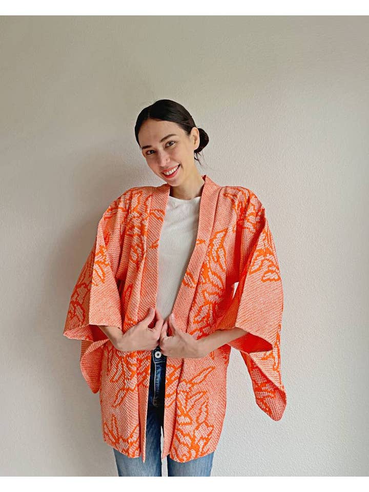 KimonoZen – Engroshandel Kimono - Dame – Wrap & Wander Haori Kimono Jakke med Stola2