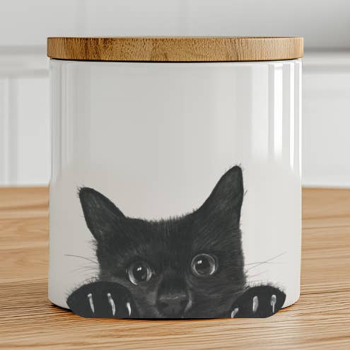 Peeking Cat Storage Jars for wholesale by Libra Fine Arts