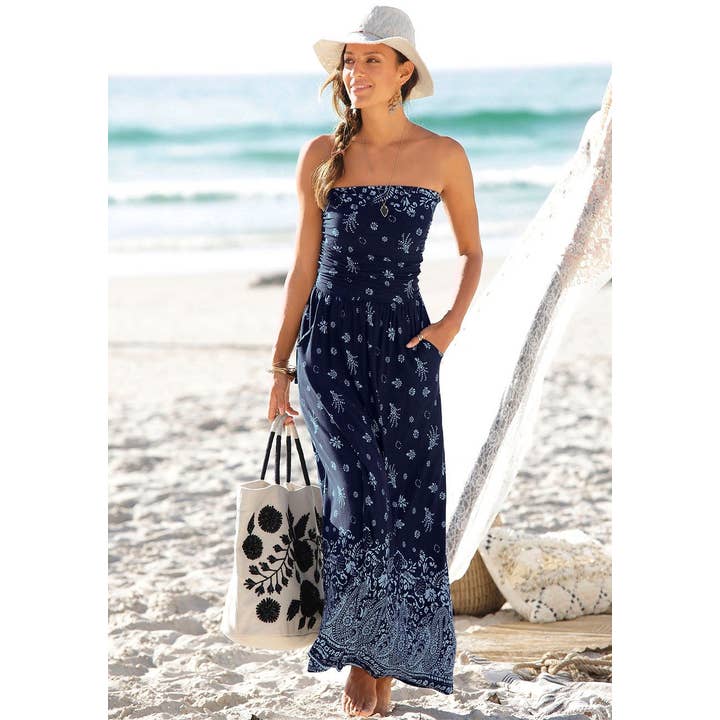 LASCANA Women's Bandeau Maxi Dress for wholesale by Lascana