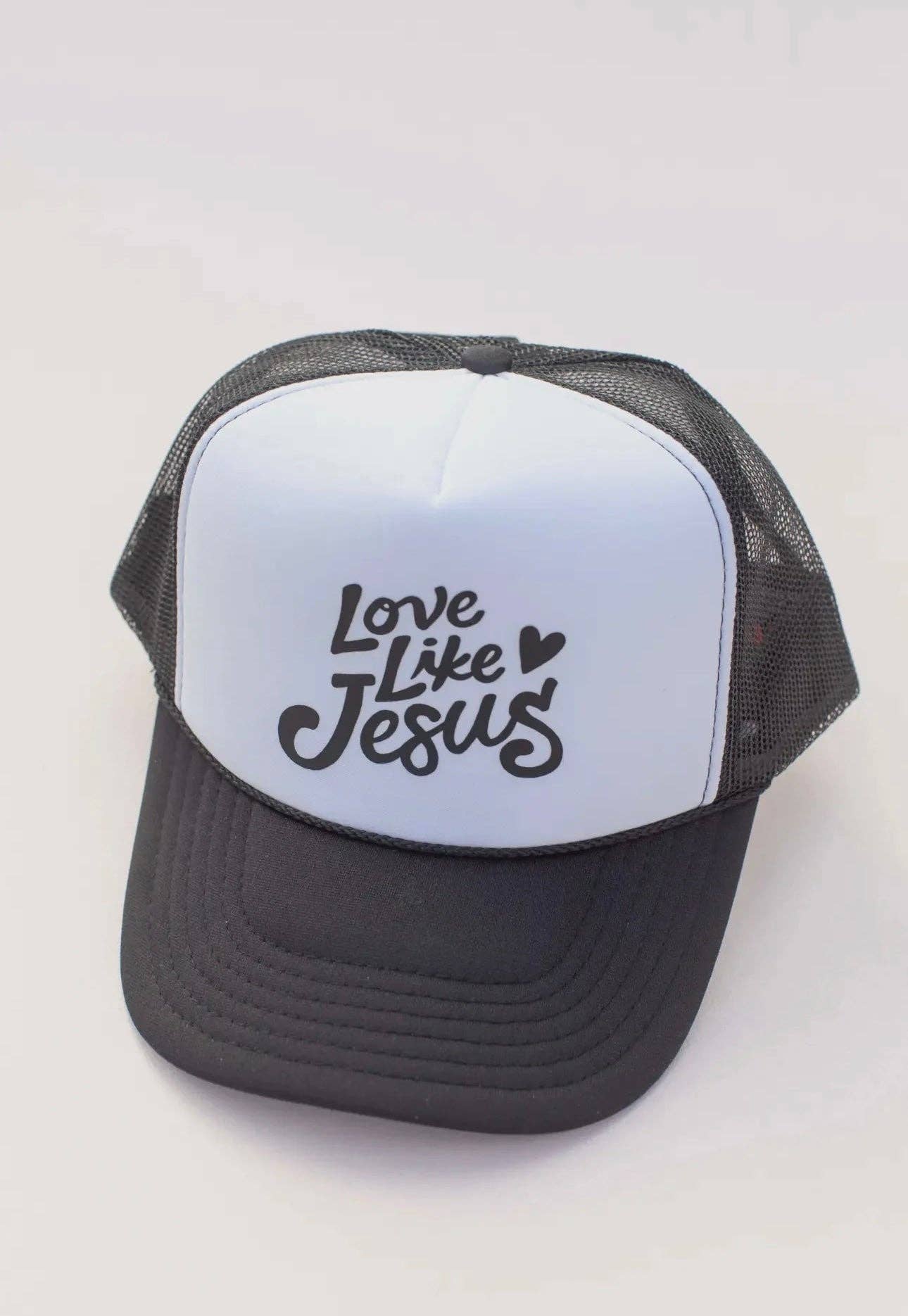 Tatter'd Royals - Wholesale Trucker Hat - Women's - Love Like Jesus Trucker Hat0