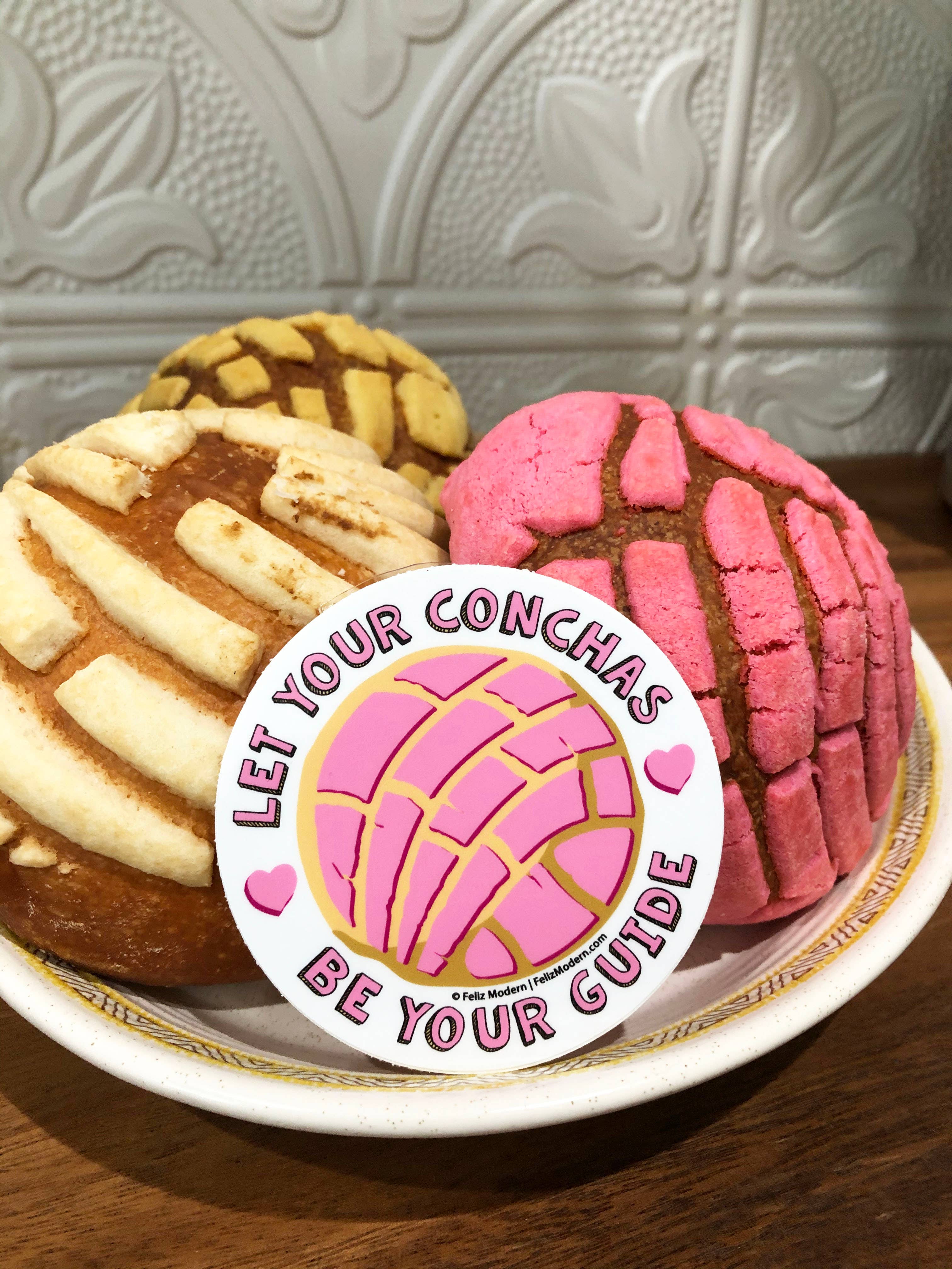 Feliz Modern - Wholesale Sticker - Let Your Conchas Be Your Guide Sticker2