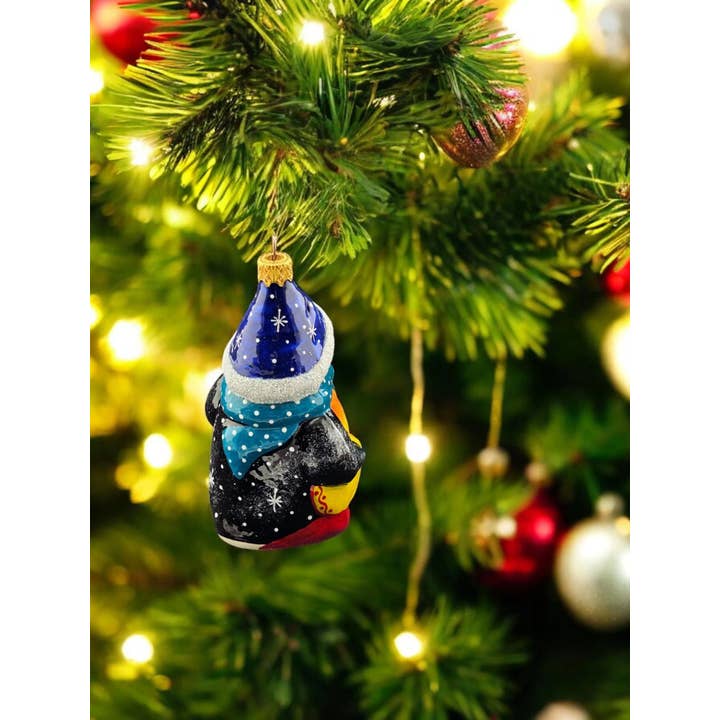 Glass by Iness - Wholesale Ornament - Penguin Ornament - Hand Made In Ukraine - Blown Glass Ornament - Hand Decorated - Keepsake Ornament - Fat Penguin - Puffer - Figurative Ornament2